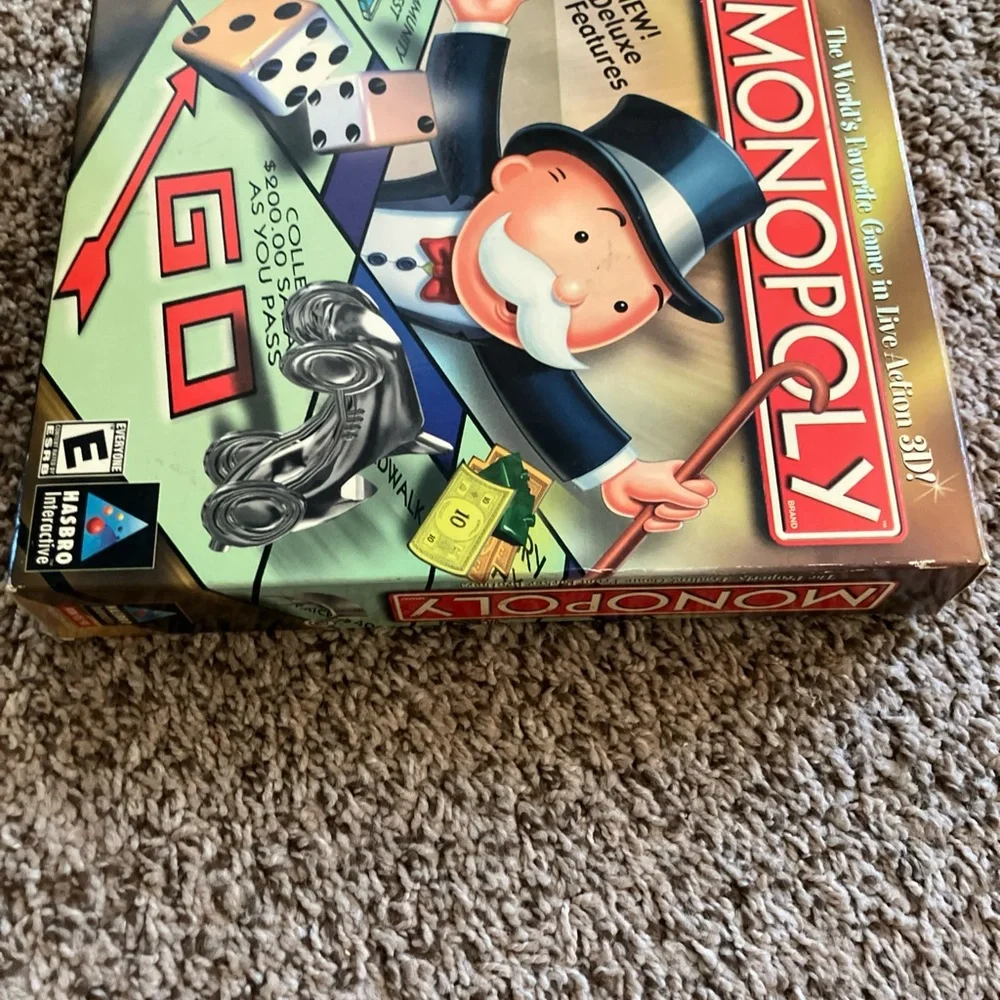 Hasbro Monopoly Game PC Game for Windows 95/98